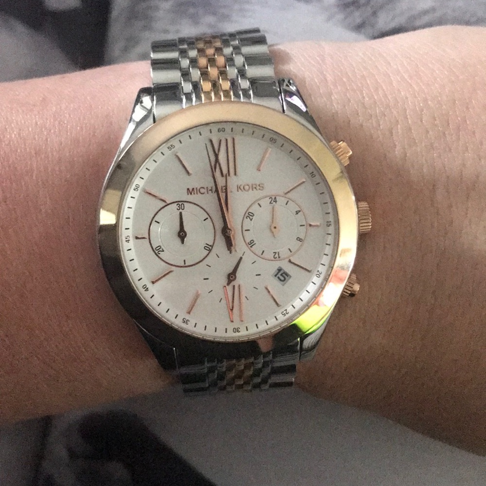 Michael Kors mixed metal watch